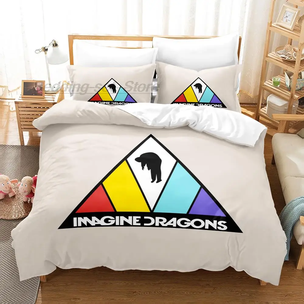 Imagine Dragons Bedding Set Single Twin Full Queen King Size Bed Set Aldult Kid Bedroom Duvetcover 13 - Imagine Dragons Shop