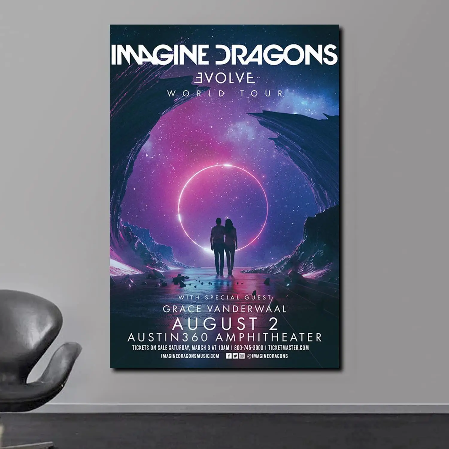 Imagine Dragons Evolve Art Print Posters HD Print Canvas Poster Bedroom Decor Sports Landscape Office Room 9 - Imagine Dragons Shop