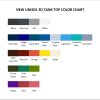 tank top color chart - Imagine Dragons Shop